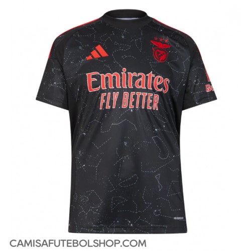 Camisa de time de futebol Benfica Replicas 2º Equipamento 2024-25 Manga Curta